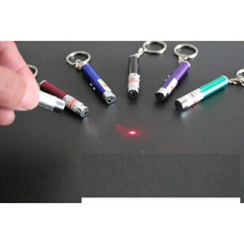 Đồ chơi cho mèo đèn chiếu tia laze đỏ mini bỏ túi