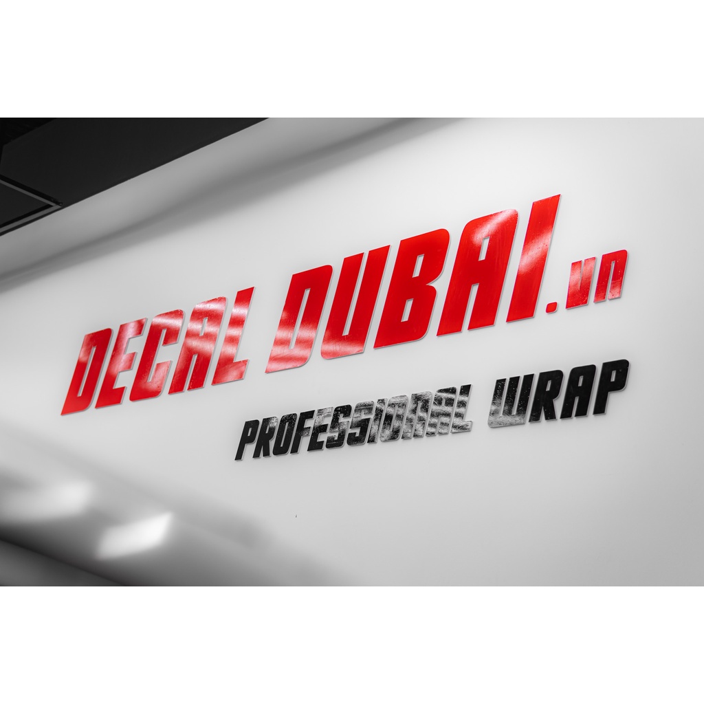 Decal dán xe Lux SA thể thao tem cao cấp