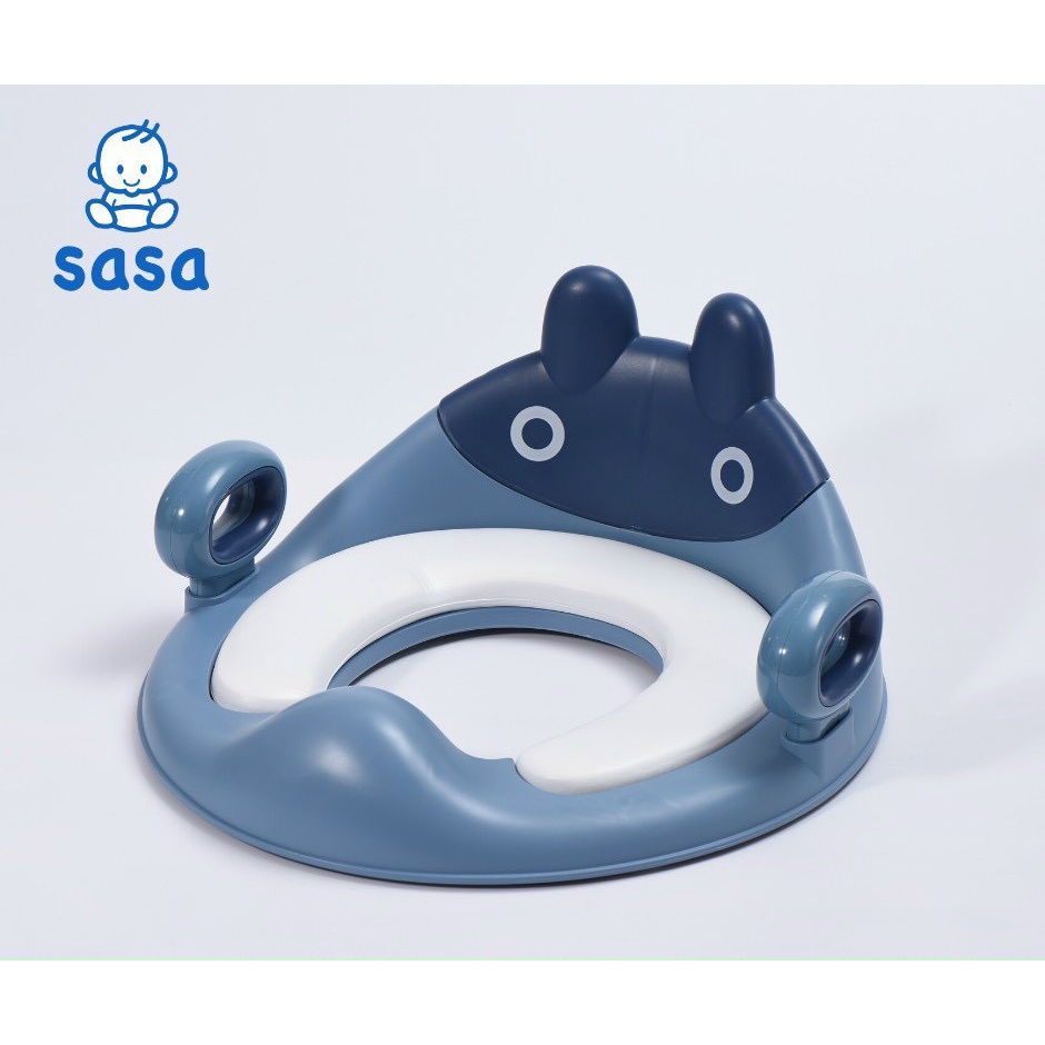 Bệ lót bồn cầu có tay vịn siêu dễ thương Sasa