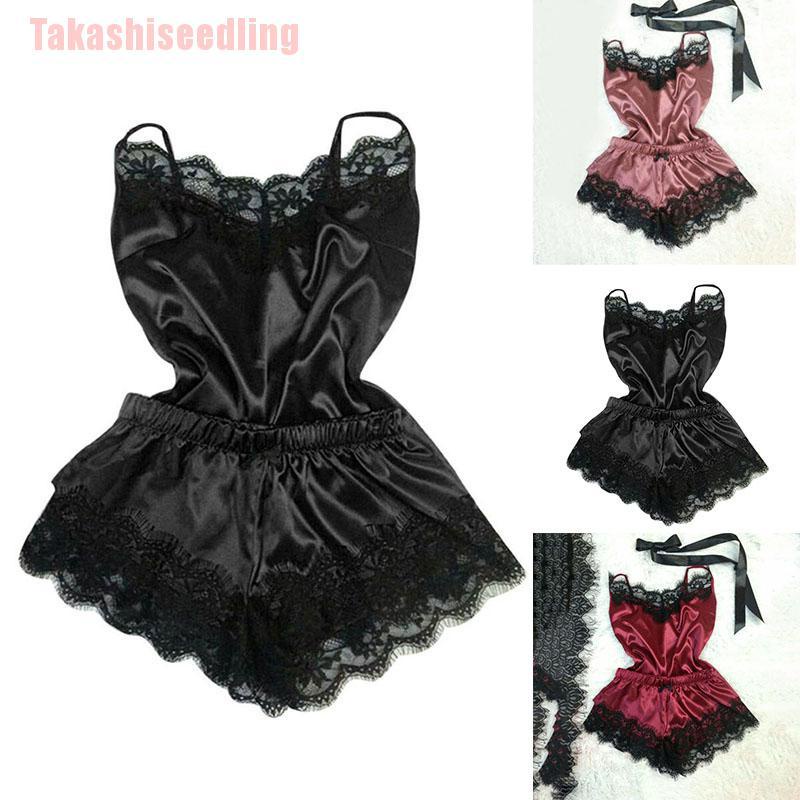 Đồ Ngủ Lụa Satin Quyến Rũ Cho Nữ