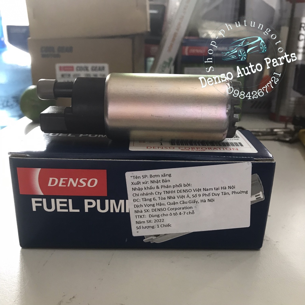 Bơm xăng Denso giắc to mã 9430 thương hiệu Nhật Bản cho xe Toyota,Mazda,Lexus