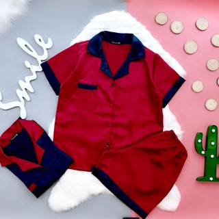 𝑩𝑼𝑭𝑭𝑬𝑻 𝑺𝑻𝑶𝑹𝑬 - Bộ Ngủ Pijama Phi Lụa Phối
