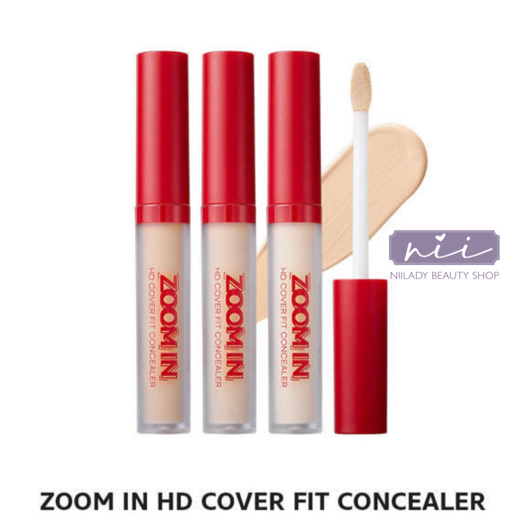Che khuyết điểm Black Rouge Zoom In HD Cover Fit Concealer