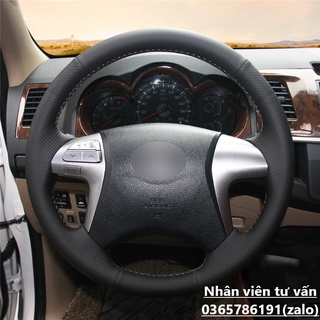 Bọc vô lăng xe Toyota Fortuner 2012-2015, Toyota Innova 2012-2016, Toyota Altis 2009-2010 bằng da cao cấp