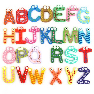 [5❤️][FREESHIP] BỘ 26 CHỮ CÁI DÁN TỦ BẰNG NAM CHÂM CHO BÉ (6377) [HCM]