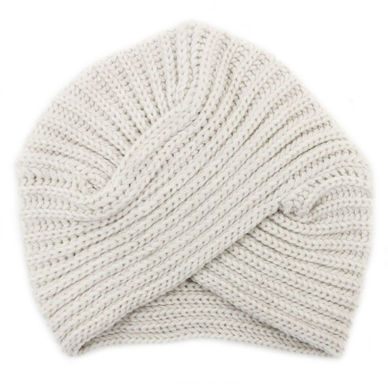 Inn Mũ Len Trùm Đầu Mùa Đông Phong Cách Dân Tộc Cho Nữ