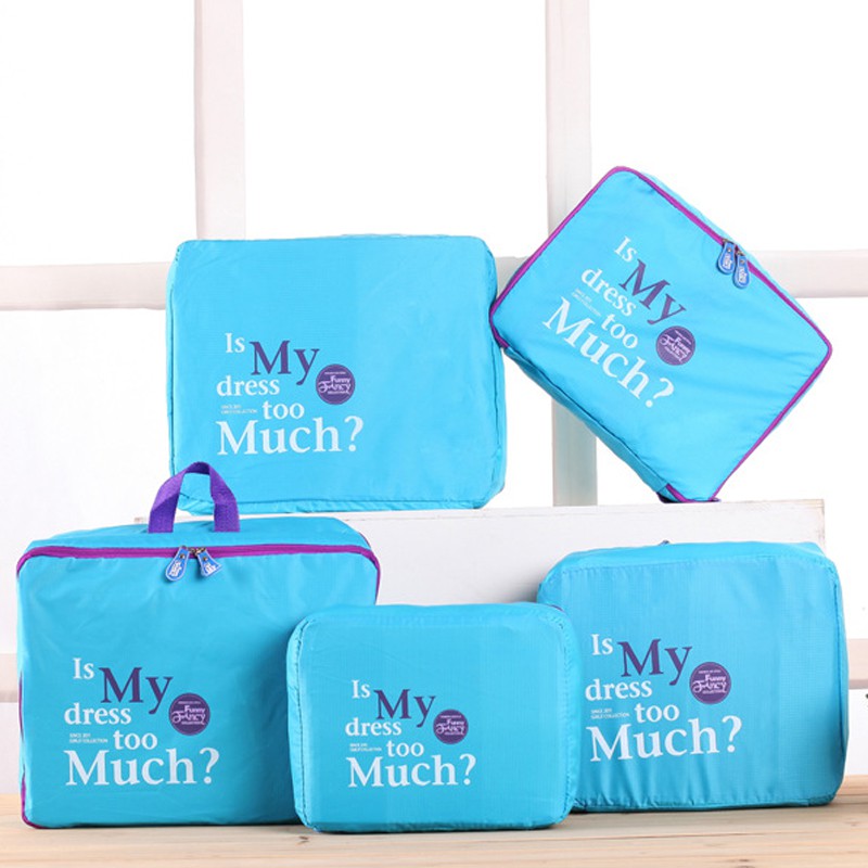 Bộ 5 túi bag in bags thời trang tiện dụng TNT