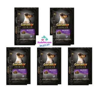 Combo 5 gói thức ăn ganador cho chó nhỏ dưới 12 tháng tuổi