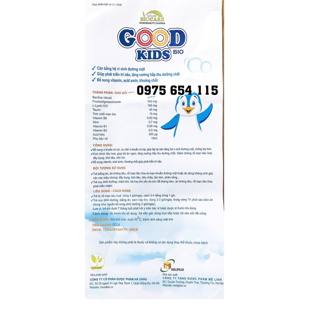 Goodkid Bio - giúp trẻ ăn ngon hơn - hết biếng ăn | Thế Giới Skin Care