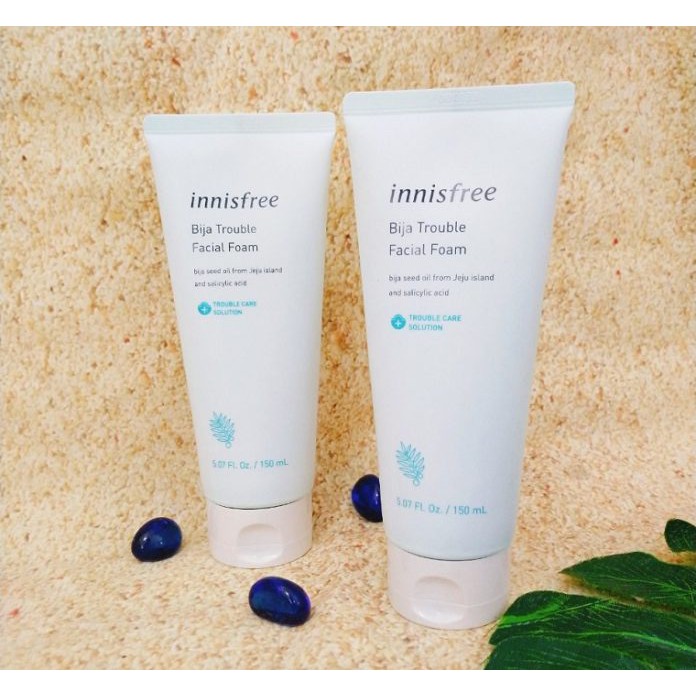 Sữa rửa mặt Innisfree Bija Trouble Facial Foam 150ml - Dành cho da mụn