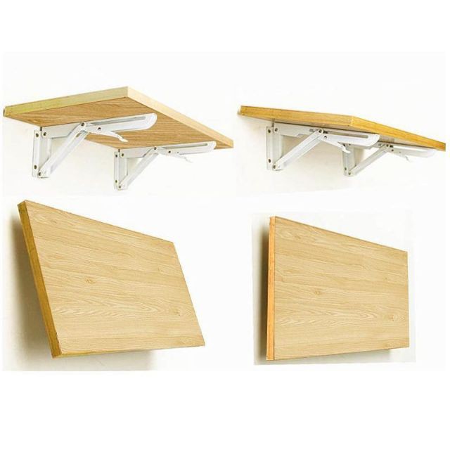 Giá gốc bàn gấp treo tường (có bo cạnh) BLV11