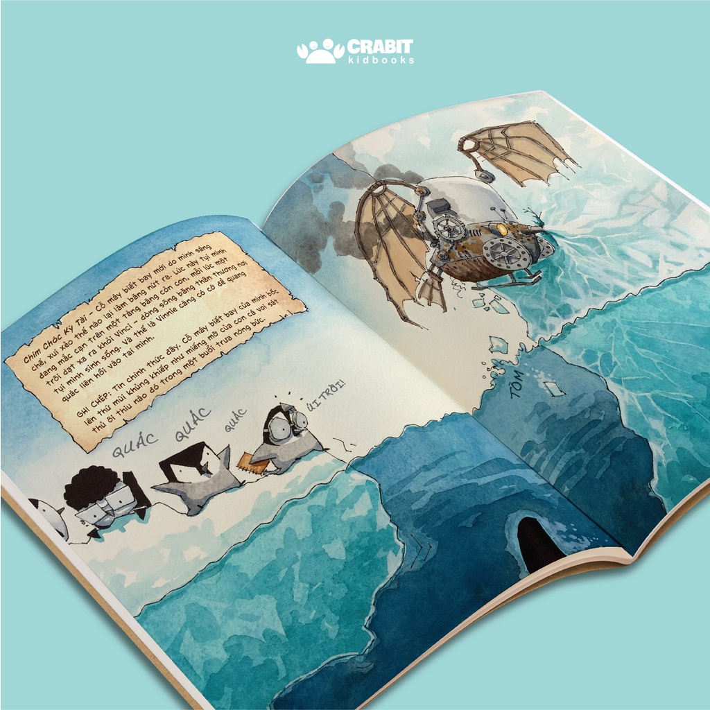 Sách - Chilly Da Vinci - Dành cho trẻ 5+ - Crabit Kidbooks