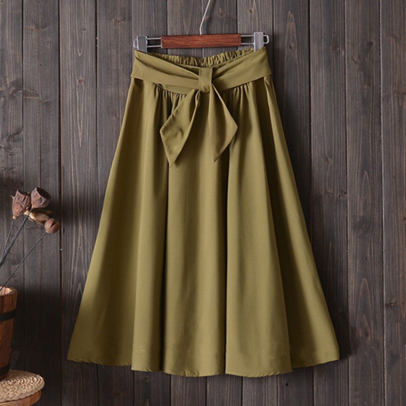 FREESHIP ĐƠN 99K_ Chân Váy Nơ Lưng Cao Phong Cách Vintage | BigBuy360 - bigbuy360.vn