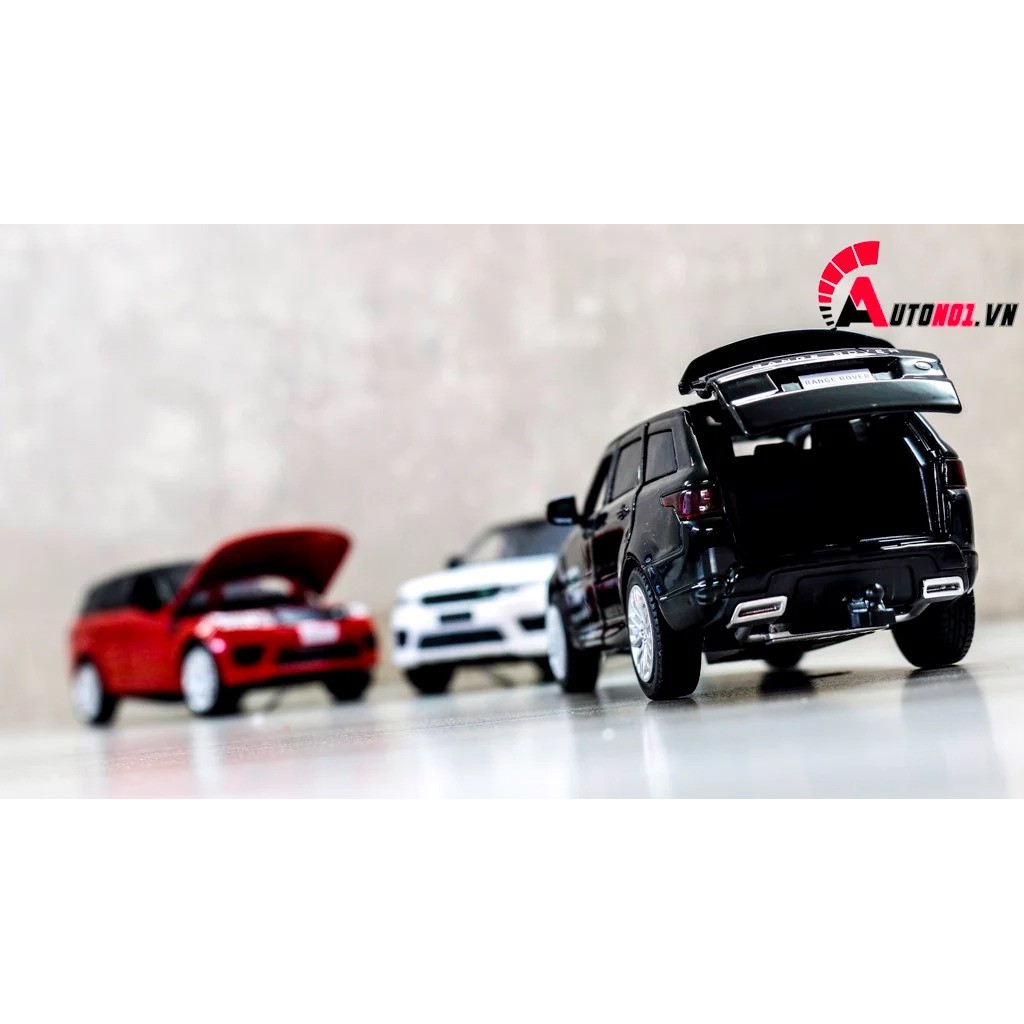 MÔ HÌNH XE LAND ROVER RANGE ROVER SPORT WHITE 1:32 JACKIEKIM 7624