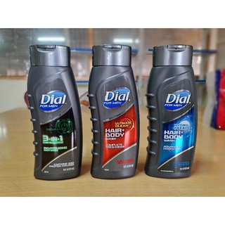 Sữa tắm gội 2in1 Dial Hair body 473ml