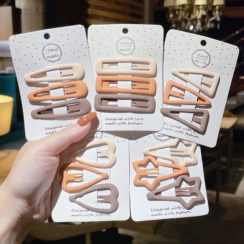 Cài tóc Kẹp Tóc Hình Ngôi Sao Màu Sắc Kẹo Ngọt Xinh Xắn Đáng Yêu Cho Bé Gái kẹp tóc cho bé kẹp tóc nhiều màu