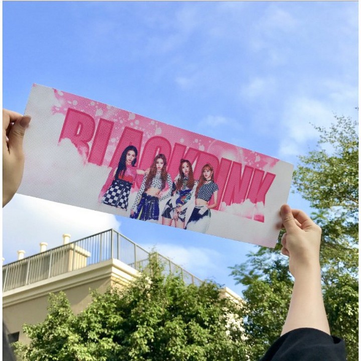 Banner Blackpink in màu 5 mẫu hình ảnh thần tượng nhóm nhạc Hàn Quốc quà tặng trang trí xinh xắn