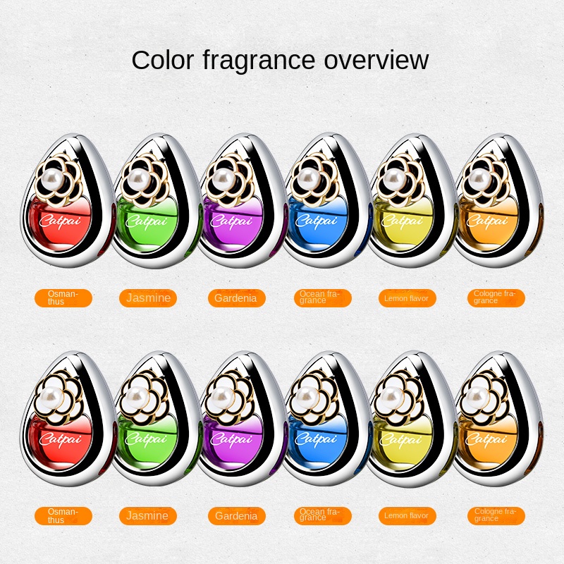 Dụng Cụ Khuếch Tán Nước Hoa Trang Trí Xe Hơi Hình Hoa Trà