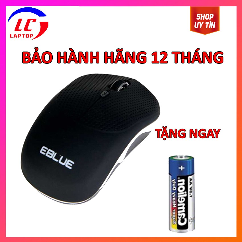 Chuột Không Dây EBLUE Siêu Bền + Pin văn phòng văn phòng gaming đồ họa giá rẻ