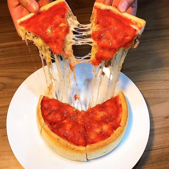 PIZZA CHICAGO NHÂN NHỒI XÚC XÍCH size 16