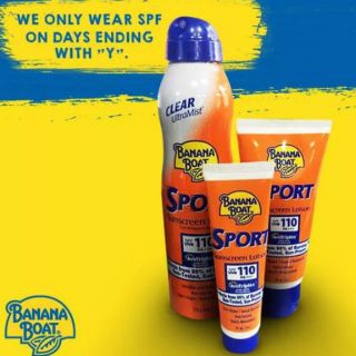 Kem, Xịt Chống Nắng Thể thao Banana Boat SPF110 (30ml, 90ml & 170g)