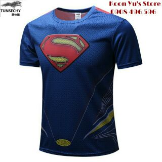 ĐỘC ĐÁO Áo tập Gym ngắn tay DC Comic
