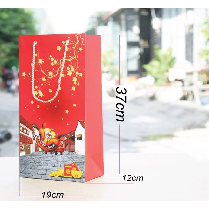 CHUYÊN SỈ_Mẫu 21 Combo 10 túi giấy đựng rượu size 35x19x12cm | BigBuy360 - bigbuy360.vn