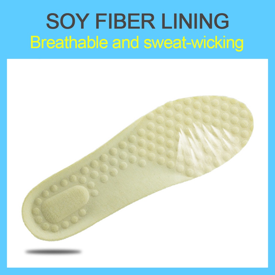 Miếng Lót Giày Thể Thao 4D Thoáng Khí Khử Mùi Thấm Hút Mồ Hôi Cao