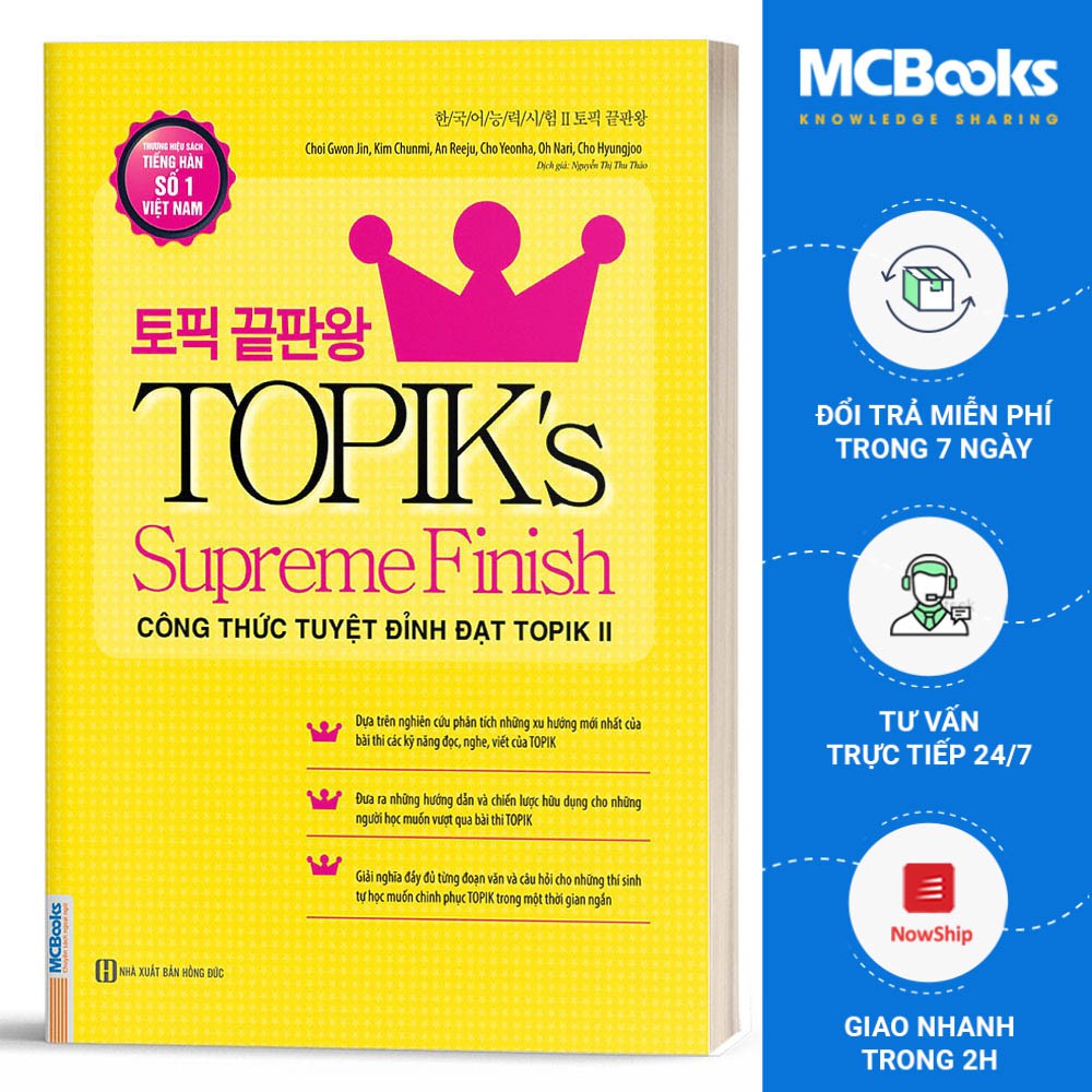 Sách - Công thức tuyệt đỉnh đạt TOPIK II - TOPIK’s Supreme Finish