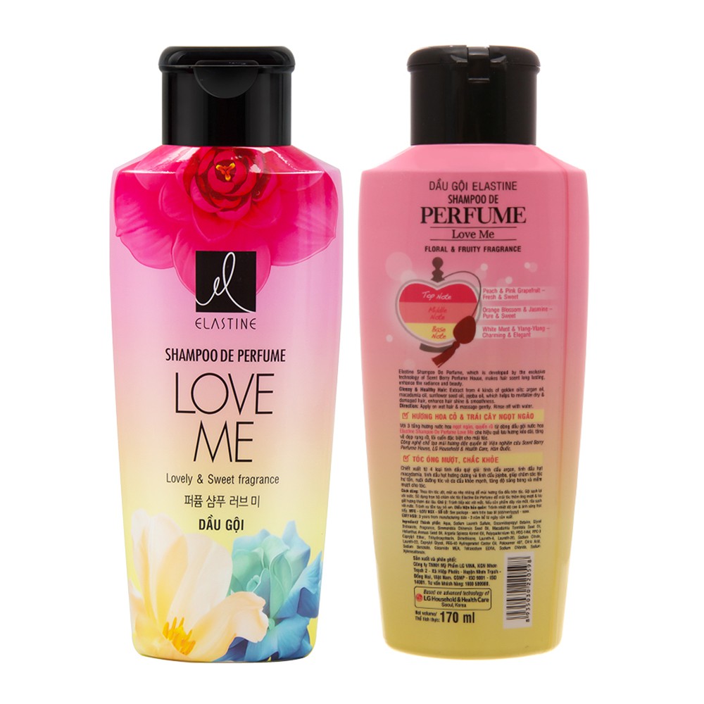 Dầu Gội Nước Hoa Elastine Love Me 170ml