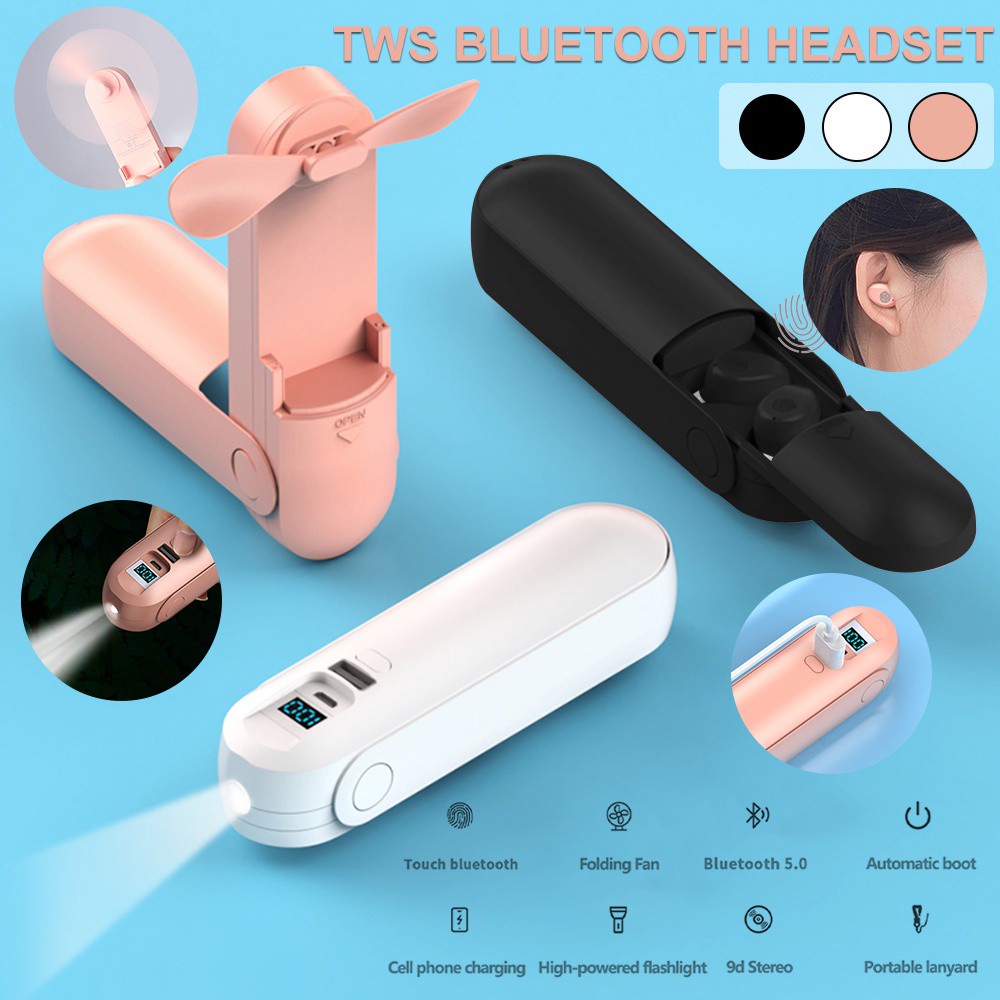 Invisible Earphones Wireless Bluetooth Headphone Detailed Bluetooth 5.2 With Charging Box Sling TWS