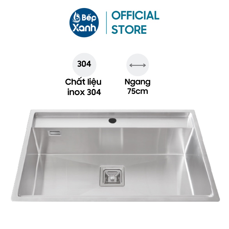 Chậu Rửa Chén Malloca MS 6302T - 1 Ngăn - Ngang 75cm