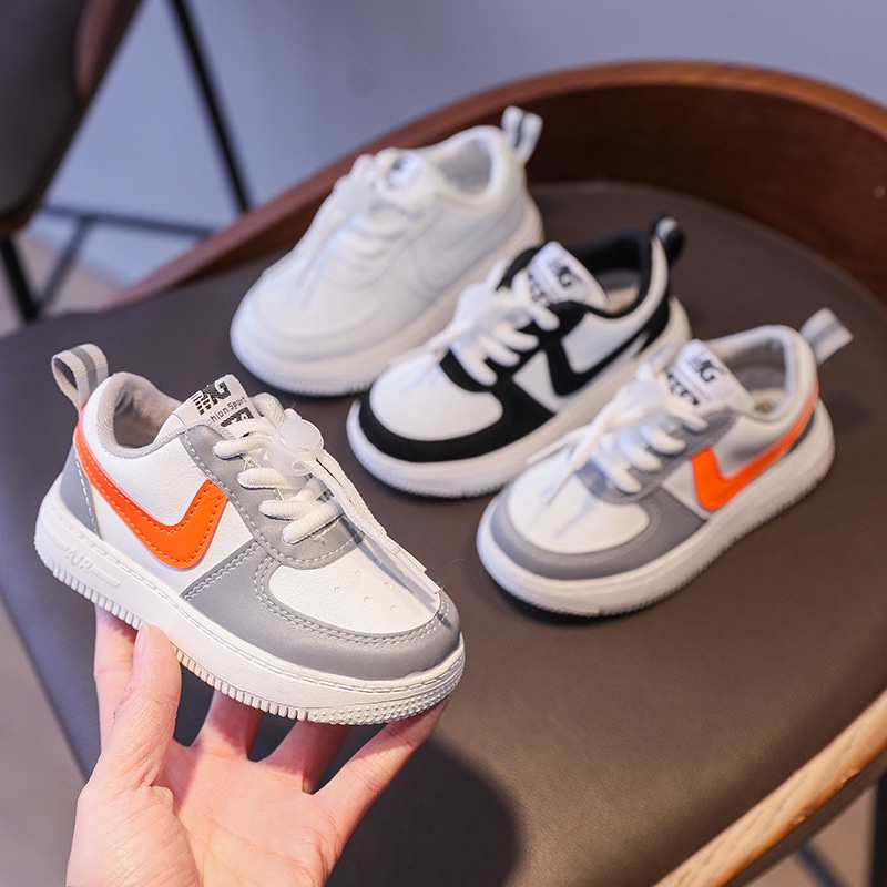 Đôi giày thể thao bằng da PU thời trang mùa đông cho bé size 21-30