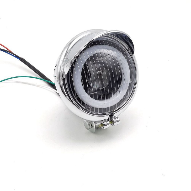Đèn Pha LED Mắt Thiên Thần 12V Độ Sáng Cao Cho Xe Mô Tô