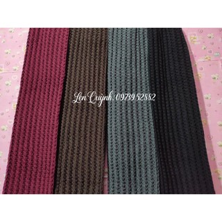 Khăn len đan tay kiểu vặn thừng 2 mũi - khăn len handmade