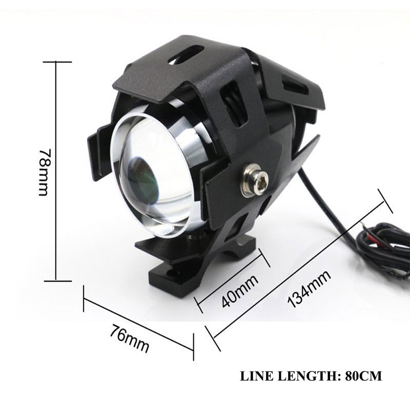 Đèn Pha Xe Máy Kevanly Loại U5 Chất Lượng Cao