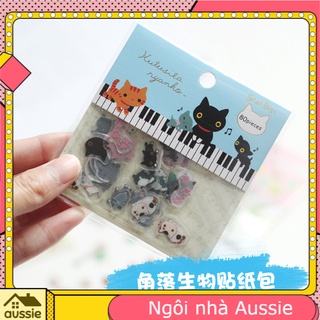 Túi Sticker 80 Miếng Dán Hoạt Hình - Aussie House