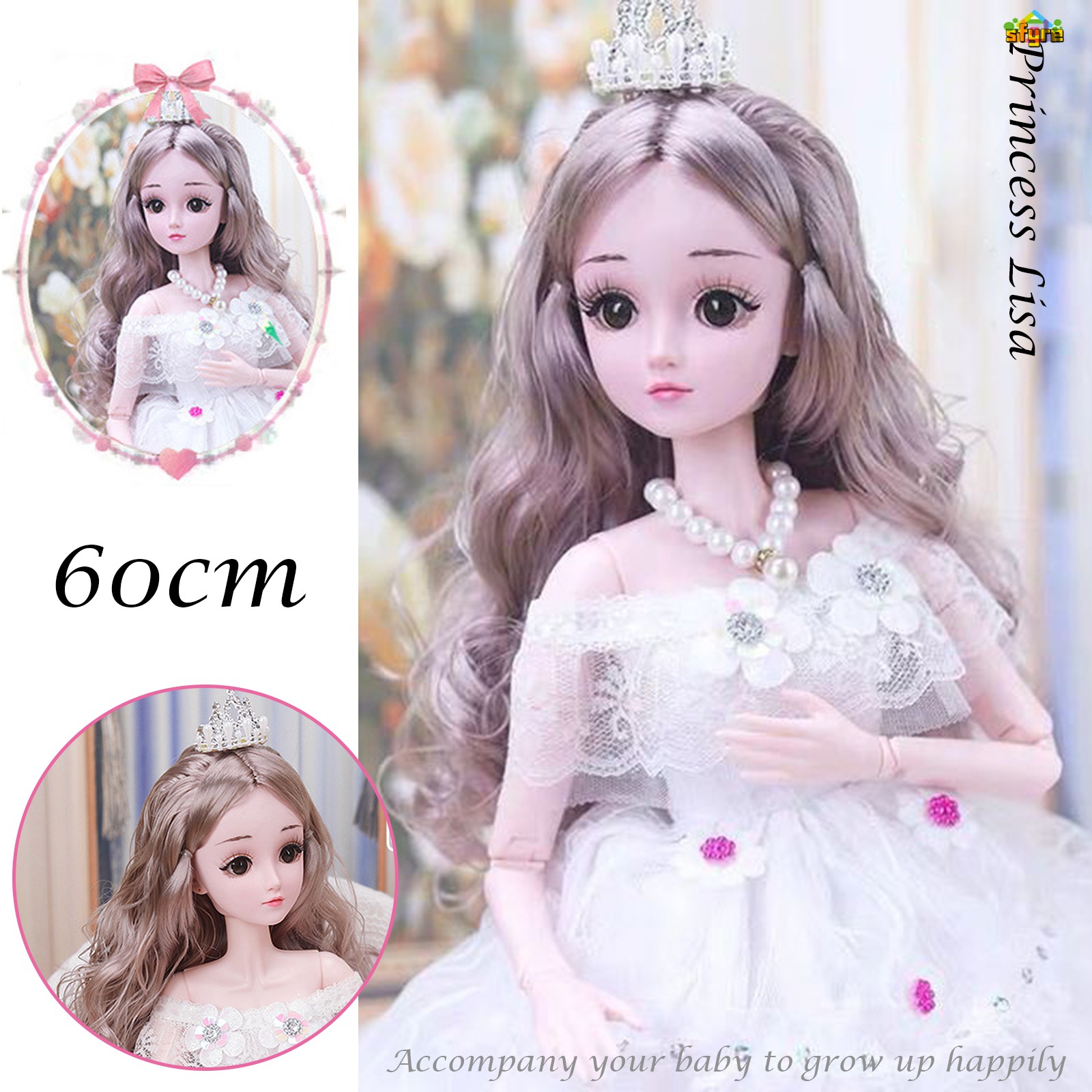 Búp Bê Barbie 60cm Hình Búp Bê Phim Hoạt Hình Frozen