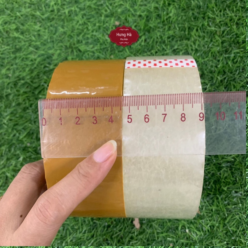 Băng keo đóng hàng 200 YARD siêu dính 1 cây 6 cuộn 1KG8/cây chất lượng cao đóng gói hàng hóa cực chắc chắn