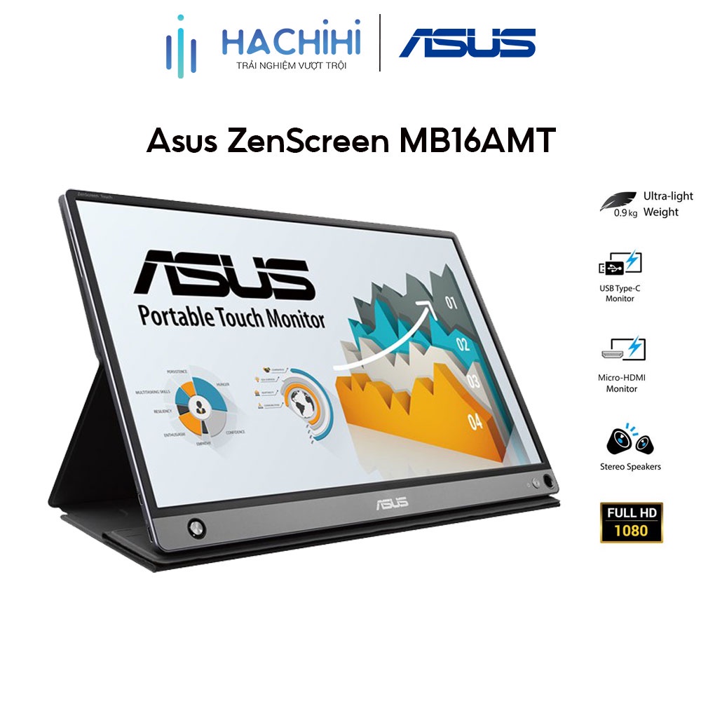 Màn Hình Di Động Asus ZenScreen MB16AMT Cảm ứng 15.6 inch