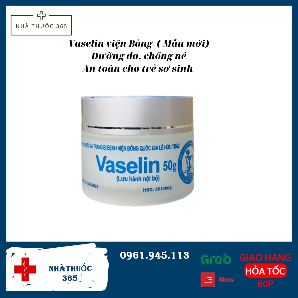 Kem dưỡng ẩm Vaselin Viện bỏng