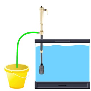 Máy hút cặn phân chạy điện và pin cho hồ cá
