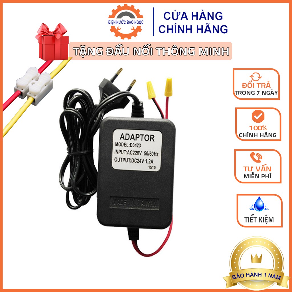 Bộ Đổi Nguồn 24V Cho Máy Lọc Nước - Hàng Chính Hãng, Siêu Bền