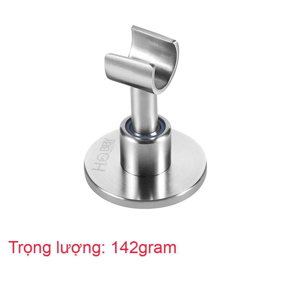 Giá giữ vòi sen nhà tắm Inox 304 Hobby Home Decor GVSI dán tường gạch men - keo dán siêu dính