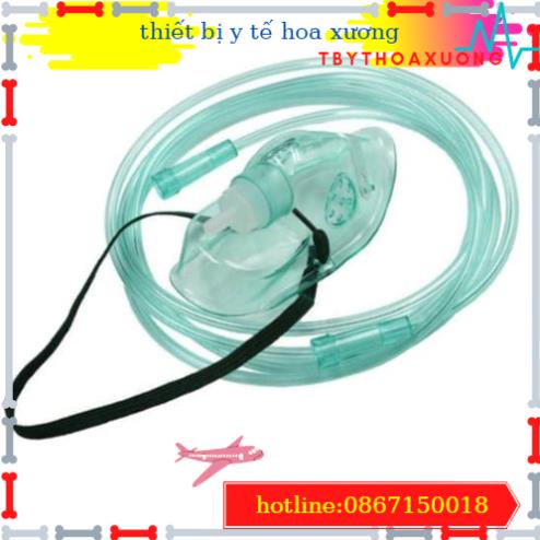 MẶT NẠ THỞ OXY KHÔNG CÓ TÚI, MASK THỞ OXY OXYGEN KHÔNG CÓ TÚI