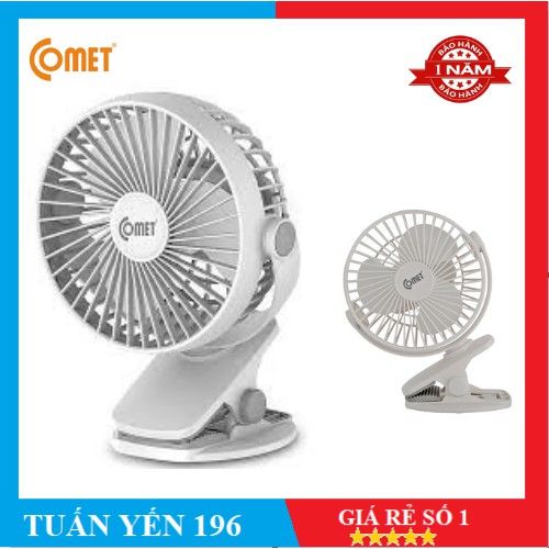 [Giao Hỏa Tốc Trong Ngày] ☀️Quạt sạc COMET CRF0705 ☀️ Cao Cấp- Chính Hãng