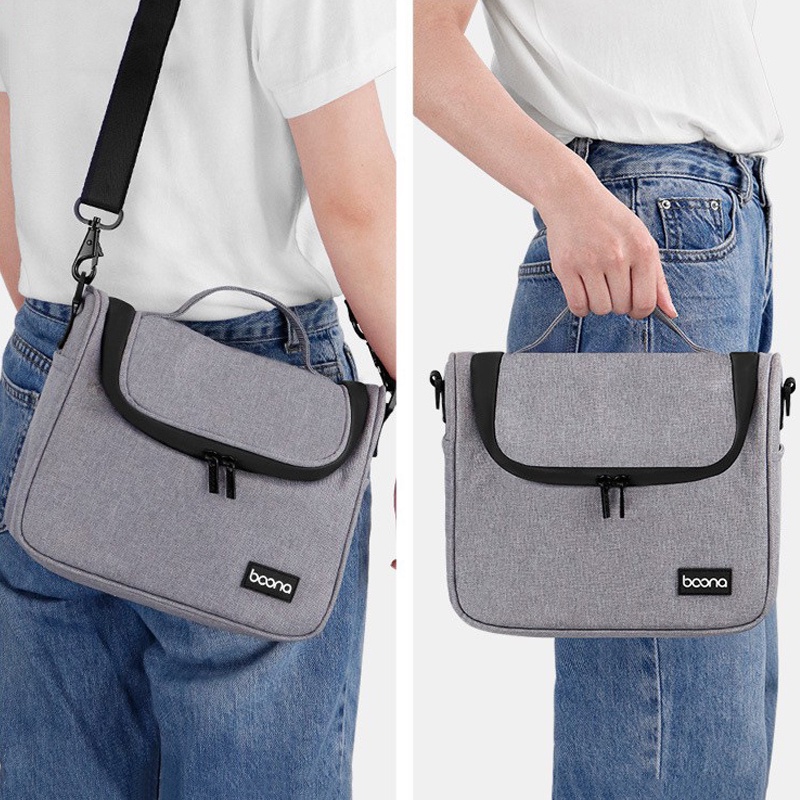 Túi Đựng Ống Kính Máy Ảnh SLR DSLR Bằng Vải Oxford Mềm Mại Chống Thấm Nước