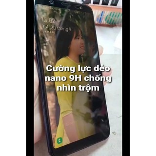 Miếng dán cường lực chống nhìn trộm độc đáo cho Samsung A6 Plus