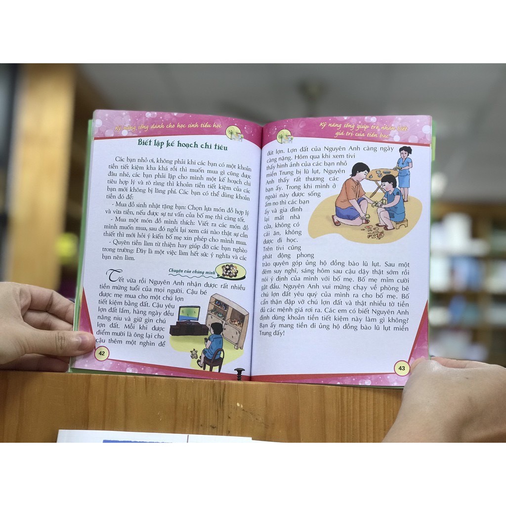 Sách Kỹ năng sống 50 điều cần thiết cho học sinh tiểu học (4 tập)