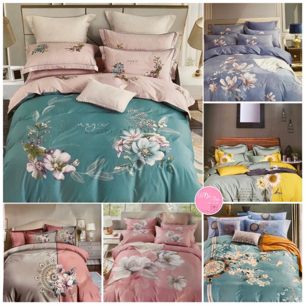 SIÊU PHẨM Bộ Chăn Ga Gối Cotton Organic MẪU 2021